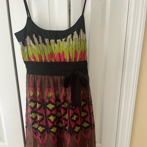 Multicolored cocktail dress